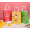 Customized fashion take away food tote bags